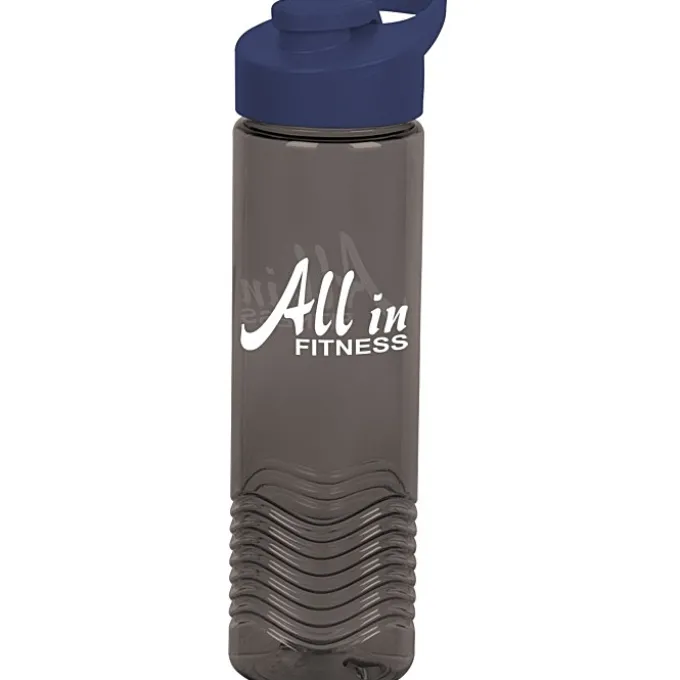 Twist Water Bottle with Flip Carry Lid - 24 oz