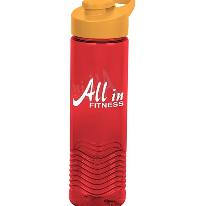 Twist Water Bottle with Flip Carry Lid - 24 oz