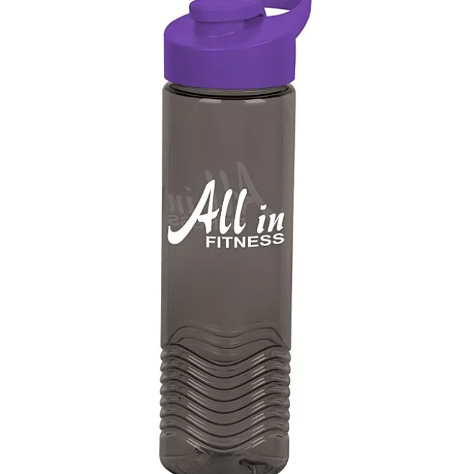 Twist Water Bottle with Flip Carry Lid - 24 oz