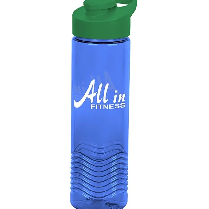 Twist Water Bottle with Flip Carry Lid - 24 oz