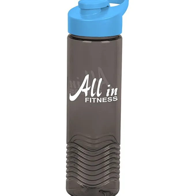 Twist Water Bottle with Flip Carry Lid - 24 oz