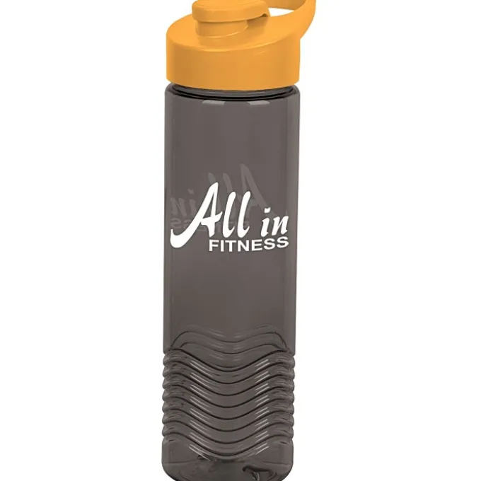Twist Water Bottle with Flip Carry Lid - 24 oz