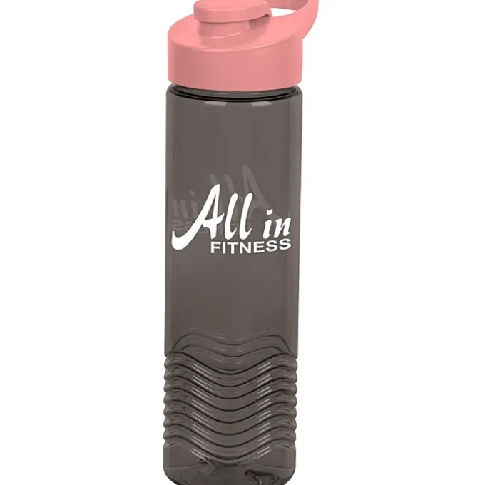 Twist Water Bottle with Flip Carry Lid - 24 oz