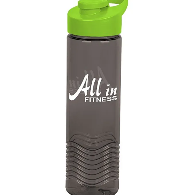 Twist Water Bottle with Flip Carry Lid - 24 oz