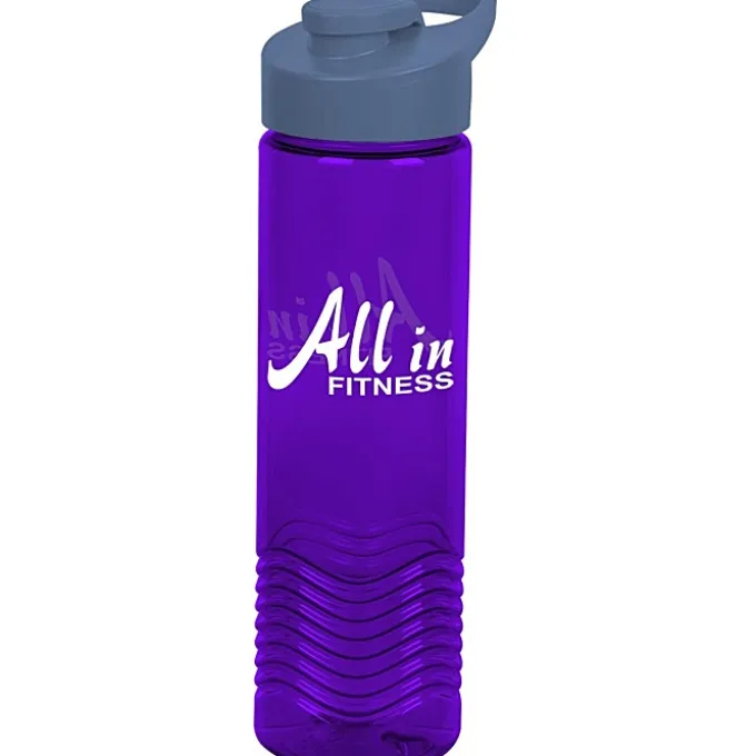 Twist Water Bottle with Flip Carry Lid - 24 oz