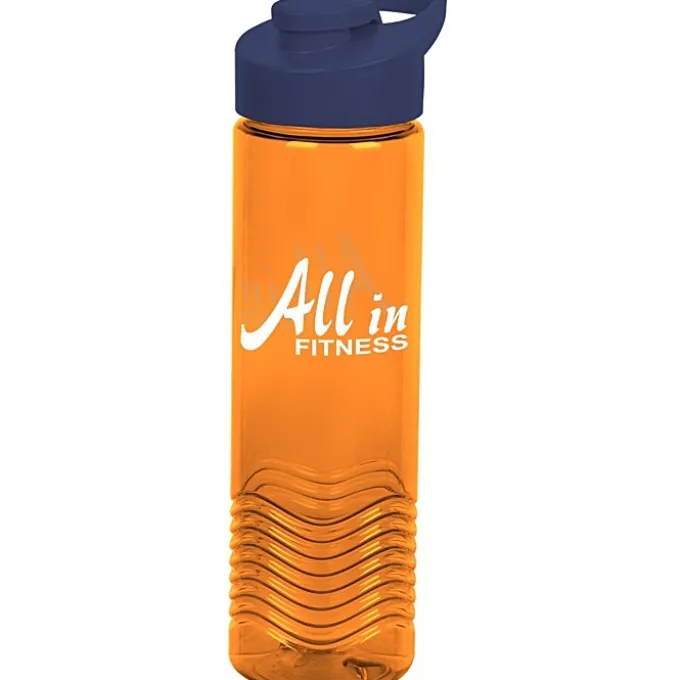 Twist Water Bottle with Flip Carry Lid - 24 oz