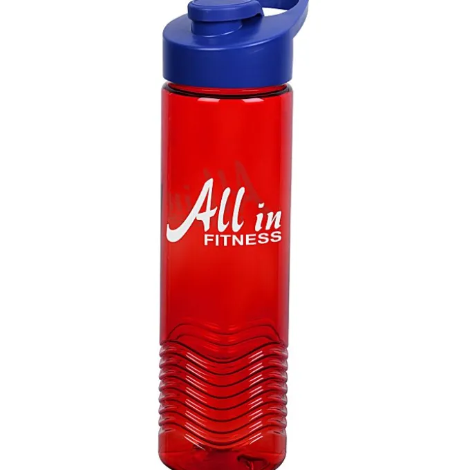 Twist Water Bottle with Flip Carry Lid - 24 oz