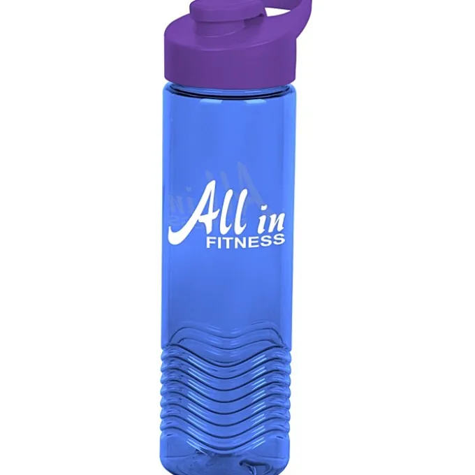 Twist Water Bottle with Flip Carry Lid - 24 oz