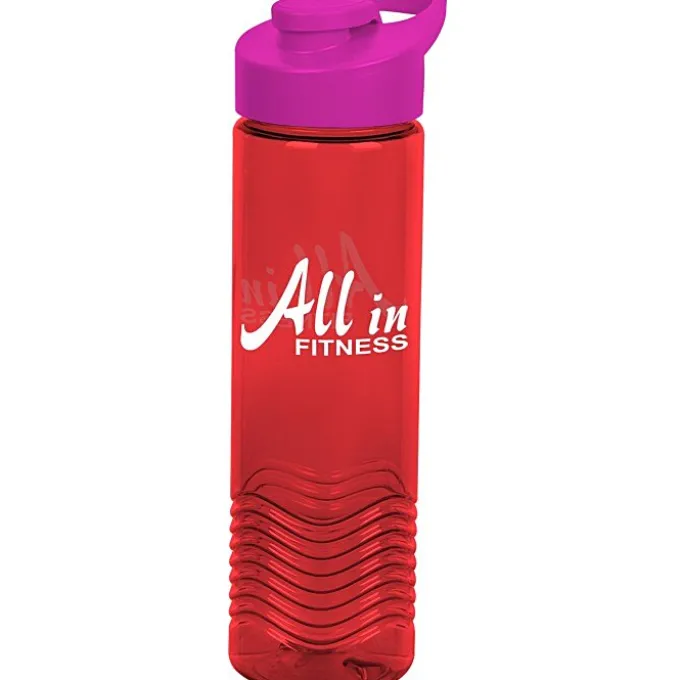 Twist Water Bottle with Flip Carry Lid - 24 oz