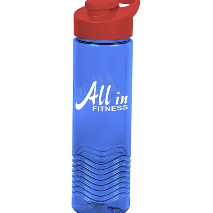 Twist Water Bottle with Flip Carry Lid - 24 oz