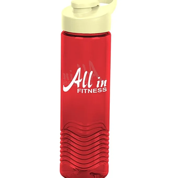 Twist Water Bottle with Flip Carry Lid - 24 oz