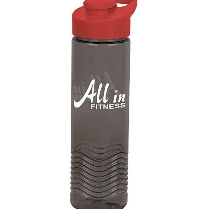 Twist Water Bottle with Flip Carry Lid - 24 oz