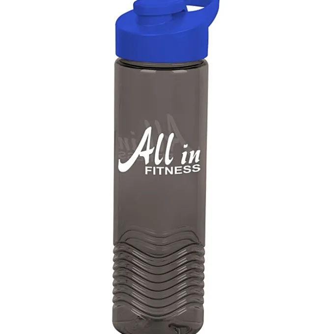 Twist Water Bottle with Flip Carry Lid - 24 oz
