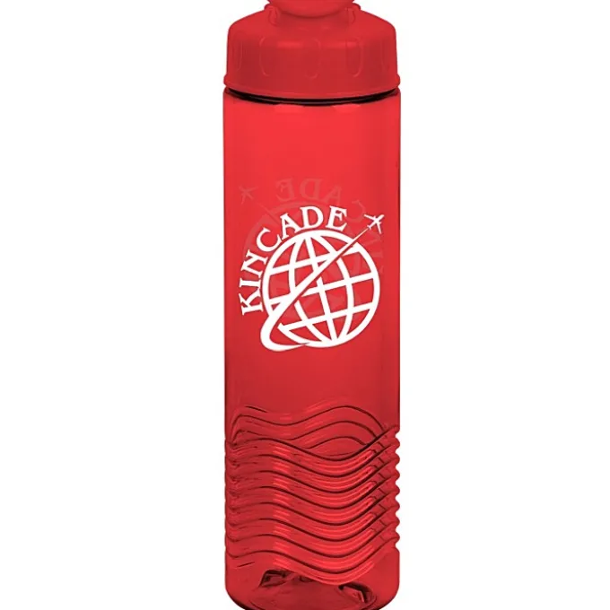 Twist Water Bottle with Flip Lid - 24 oz
