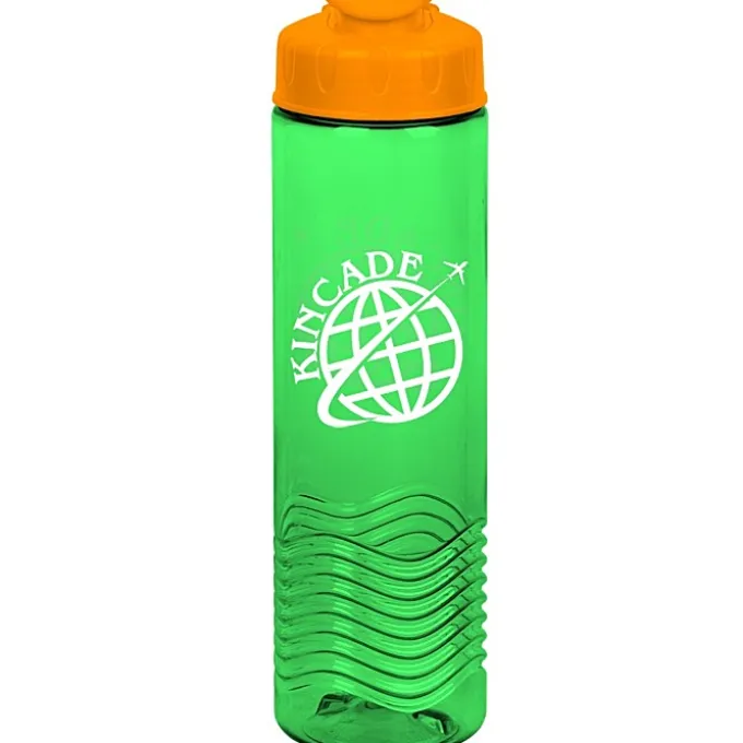 Twist Water Bottle with Flip Lid - 24 oz