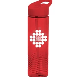Twist Water Bottle with Flip Straw Lid - 24 oz