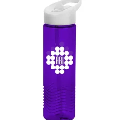 Twist Water Bottle with Flip Straw Lid - 24 oz