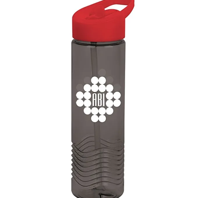 Twist Water Bottle with Flip Straw Lid - 24 oz