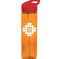 Twist Water Bottle with Flip Straw Lid - 24 oz