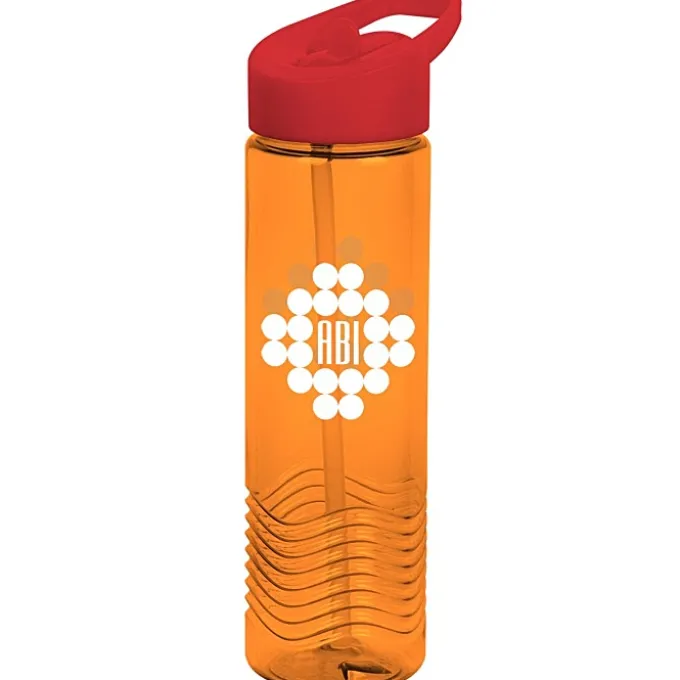 Twist Water Bottle with Flip Straw Lid - 24 oz