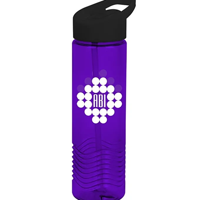 Twist Water Bottle with Flip Straw Lid - 24 oz