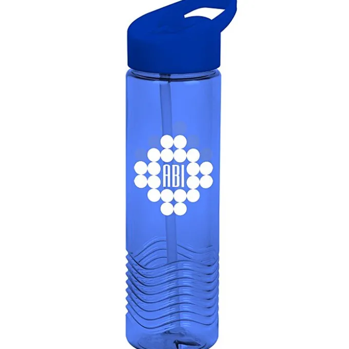 Twist Water Bottle with Flip Straw Lid - 24 oz