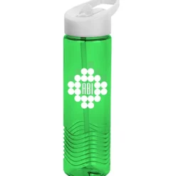 Twist Water Bottle with Flip Straw Lid - 24 oz