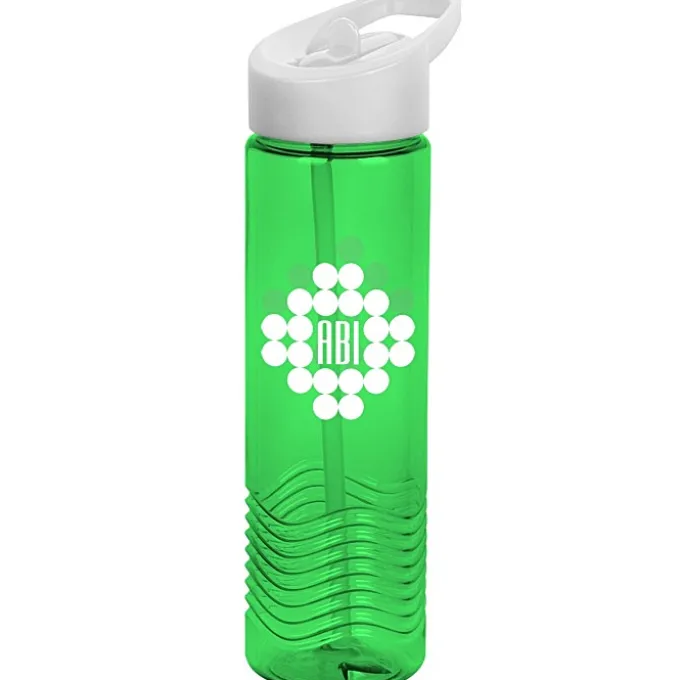 Twist Water Bottle with Flip Straw Lid - 24 oz