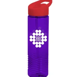 Twist Water Bottle with Flip Straw Lid - 24 oz