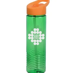 Twist Water Bottle with Flip Straw Lid - 24 oz