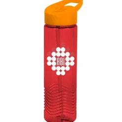 Twist Water Bottle with Flip Straw Lid - 24 oz