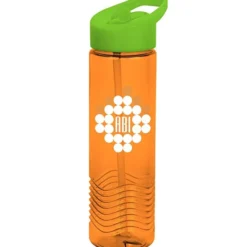 Twist Water Bottle with Flip Straw Lid - 24 oz