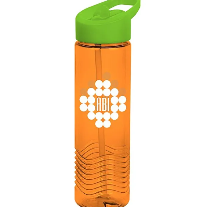 Twist Water Bottle with Flip Straw Lid - 24 oz