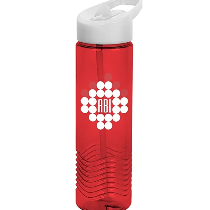 Twist Water Bottle with Flip Straw Lid - 24 oz
