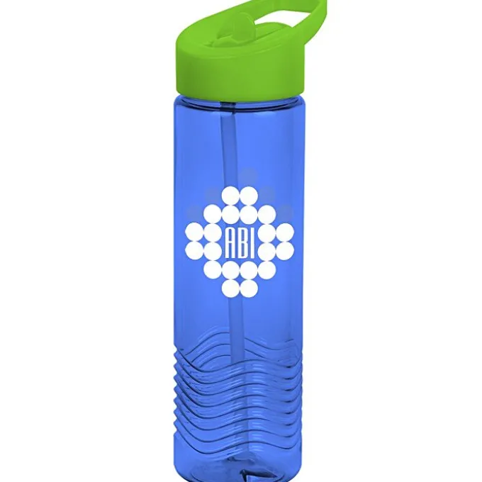 Twist Water Bottle with Flip Straw Lid - 24 oz
