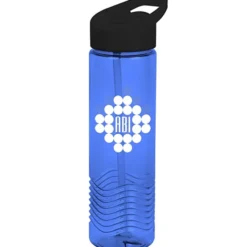 Twist Water Bottle with Flip Straw Lid - 24 oz