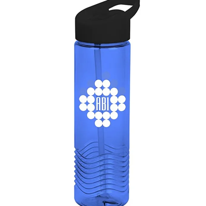 Twist Water Bottle with Flip Straw Lid - 24 oz