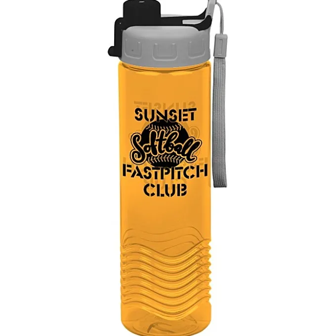 Twist Water Bottle with Quick Snap Lid - 24 oz
