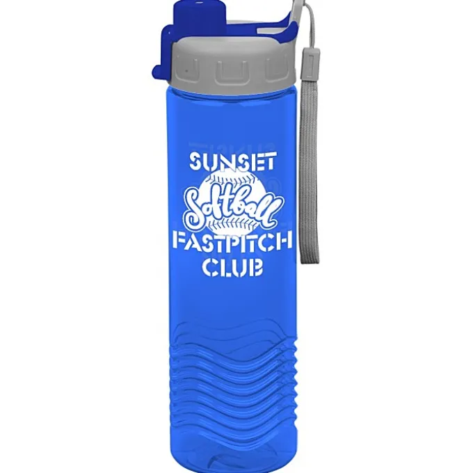 Twist Water Bottle with Quick Snap Lid - 24 oz