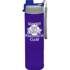 Twist Water Bottle with Quick Snap Lid - 24 oz