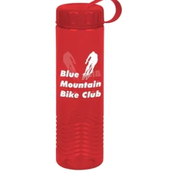 Twist Water Bottle with Tethered Lid - 24 oz