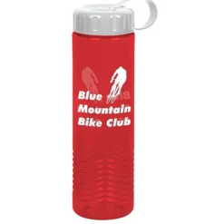 Twist Water Bottle with Tethered Lid - 24 oz