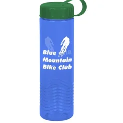 Twist Water Bottle with Tethered Lid - 24 oz