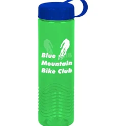 Twist Water Bottle with Tethered Lid - 24 oz