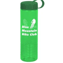Twist Water Bottle with Tethered Lid - 24 oz