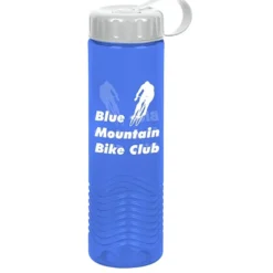 Twist Water Bottle with Tethered Lid - 24 oz