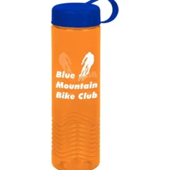 Twist Water Bottle with Tethered Lid - 24 oz