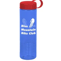 Twist Water Bottle with Tethered Lid - 24 oz