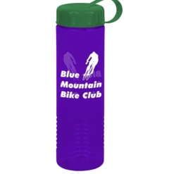 Twist Water Bottle with Tethered Lid - 24 oz