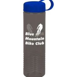 Twist Water Bottle with Tethered Lid - 24 oz